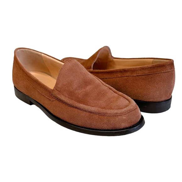J. Crew Winona Caramel Suede Loafers
